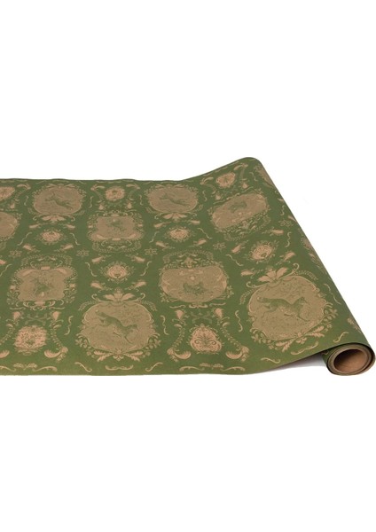 Moss Fable Toile Runner - 30" x 25'