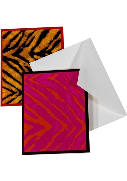 Go Wild Assorted Boxed Note Cards 10 Note Cards & 10 Envelopes