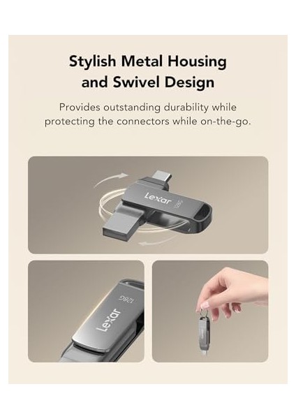128GB Jumpdrive Dual Drive D400 USB 3.1 Type-C Flash Sürücü fiyatları