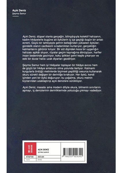 Açık Deniz - Şeyma Samur fiyatları