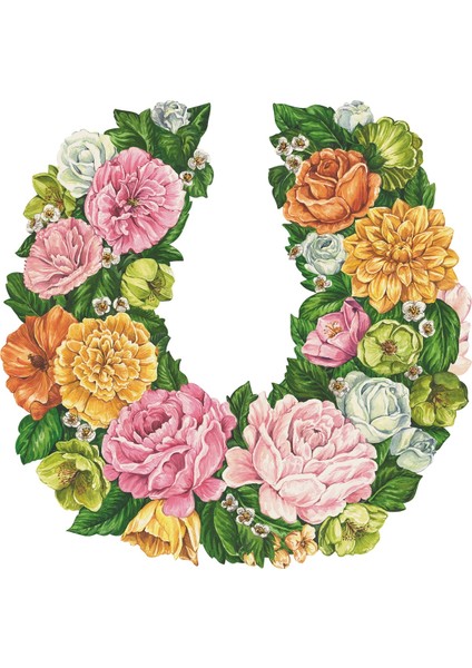 Die Cut Derby Wreath Placemats 12 Sheets