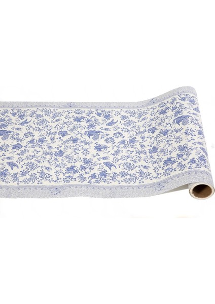 Blue Regal Peacock Runner - 20"X25