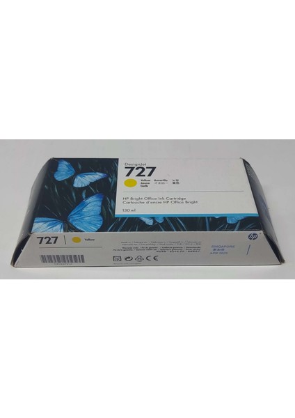 Hp 727 B3P21A Yellow Kartuş 130ML fiyatları