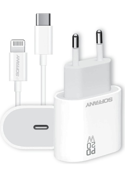 EC-020 20W ECO-PD Hızlı Şarj USB-C to Lightning modelleri