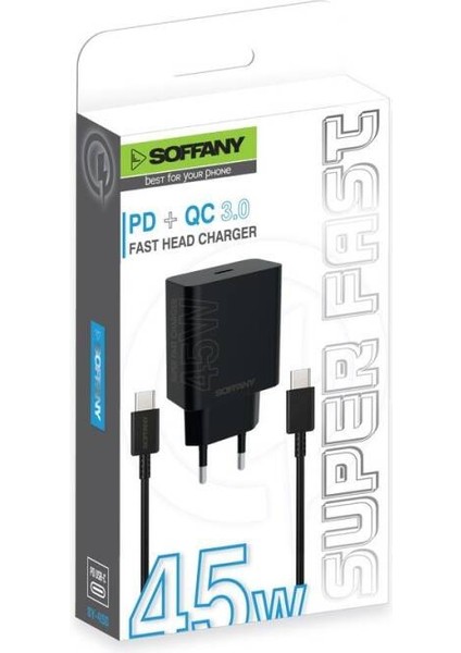 SY-450 45W PD TURBO C-to-C Şarj & Data Kablosu fırsatları