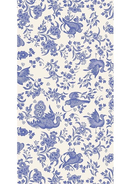 Blue Regal Peacock Guest Napkin - Pack Of 16