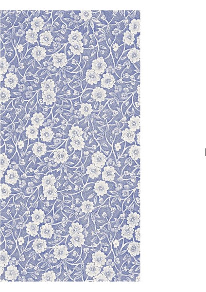 Blue Calico Guest Napkin Pack Of 16