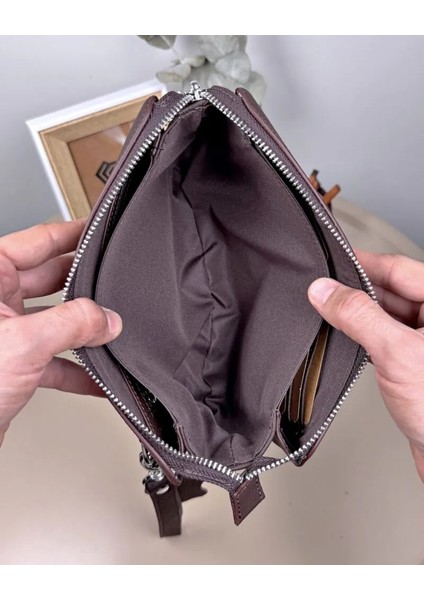 Hakiki Deri Şifreli Fermuarlı Erkek El Çantası 2105 fırsatları