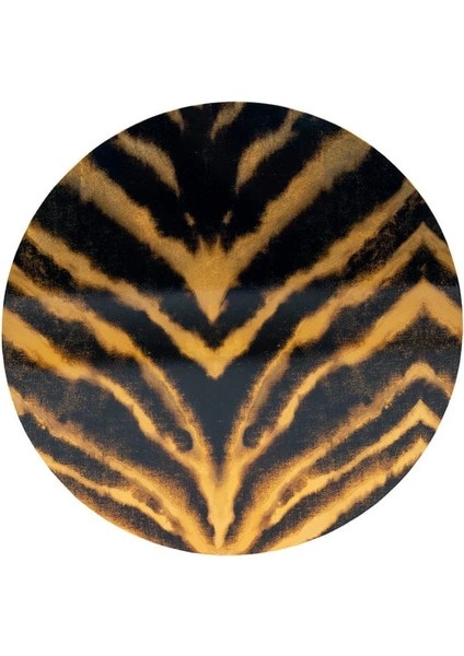 Go Wild Tabletop Round Lacquer Placemat 15" Diameter