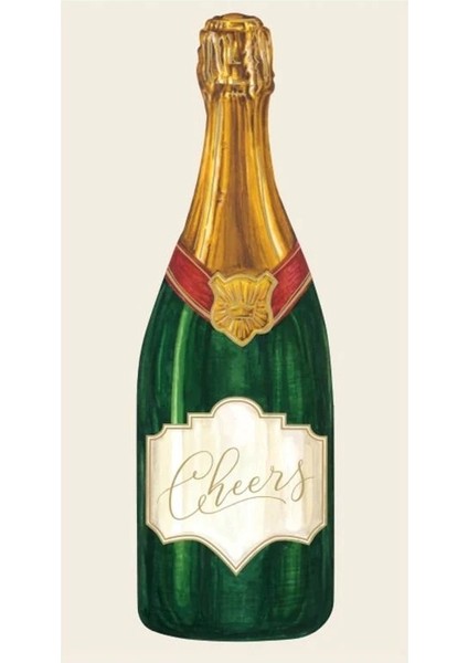 Champagne Guest Napkin - Pack Of 16
