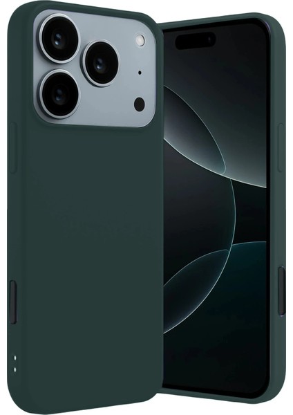 More-Tr Newface Apple Iphone 17 Pro First Silikon - Koyu Yeşil