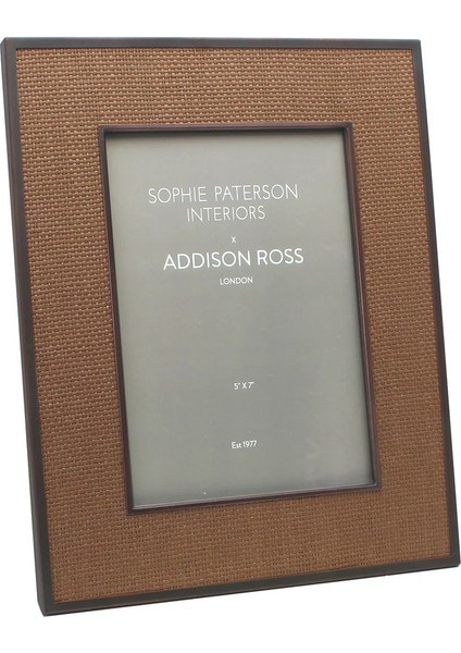 5x7 Faux Almond Rattan Frame