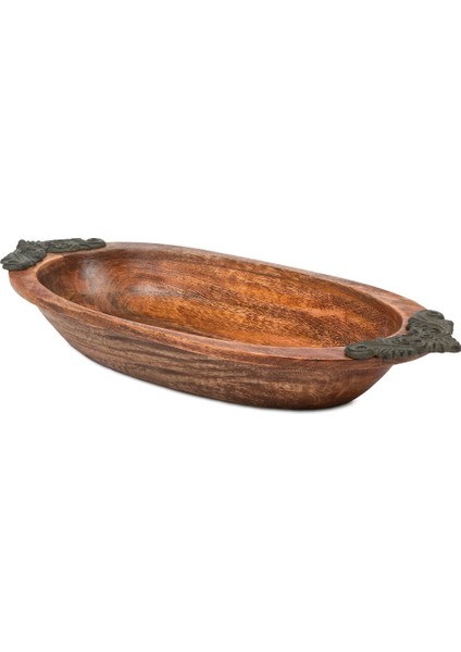 Small Antiquity Bowl W/metal H