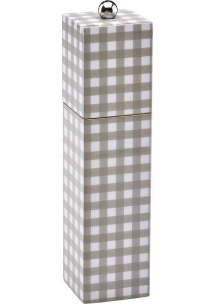 Gingham S&p Grinder Cappucino