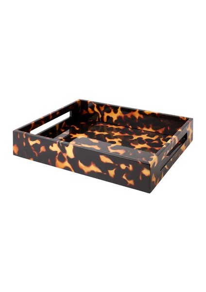 16X14 Tray Faux Tortoise