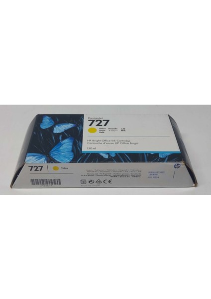 Hp 727 B3P21A Yellow Kartuş 130ML fiyatları