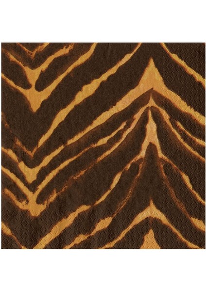 Go Wild Brown Brown Luncheon Napkins 20 Per Package