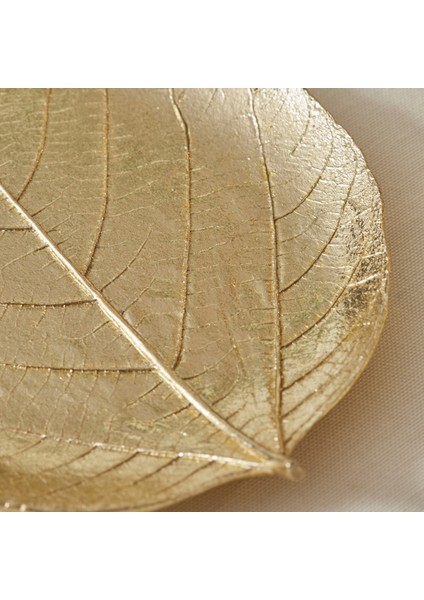 Leaf Dekoratif Tabak Gold 21X15X2,5 cm fiyatları