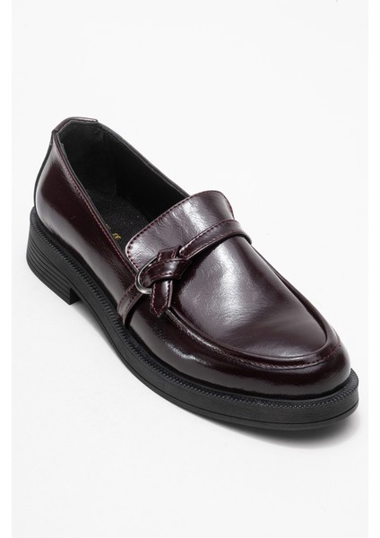 Galea Bordo Rugan Tokalı Hakiki Deri Kadın Loafer Ayakkabı modelleri