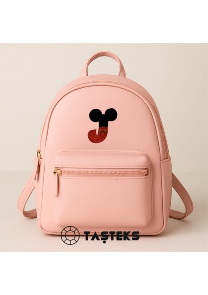 Taşlı Ütülenebilen Veya Sticker Olarak Kullanılabilen ' Mickey J ' Harfi modelleri