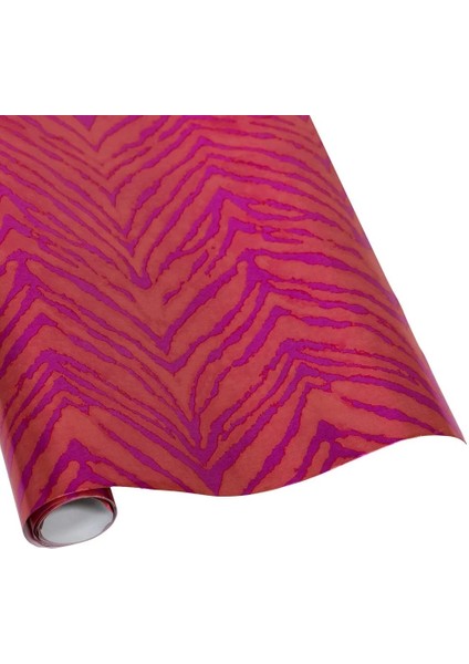 Go Wild Fuchsia & Orange Foil Embossed Gift Wrapping Paper - 30 x 6 Roll
