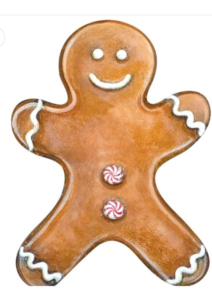 Gingerbread Man Table Accent - Pack Of 12