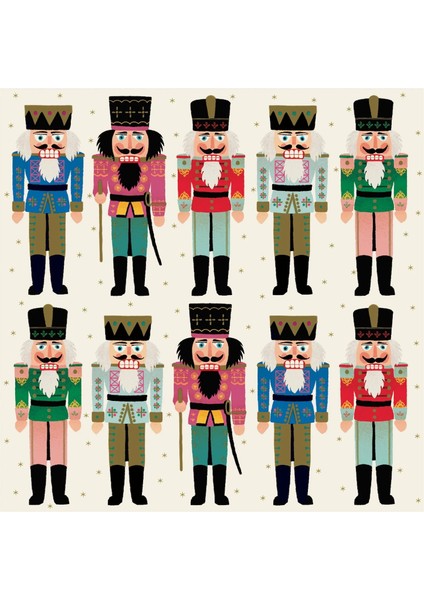 Nutcrackers Cocktail Napkin - Pack Of 20