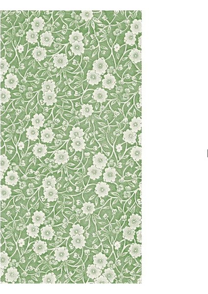 Green Calico Guest Napkin - Pack Of 16