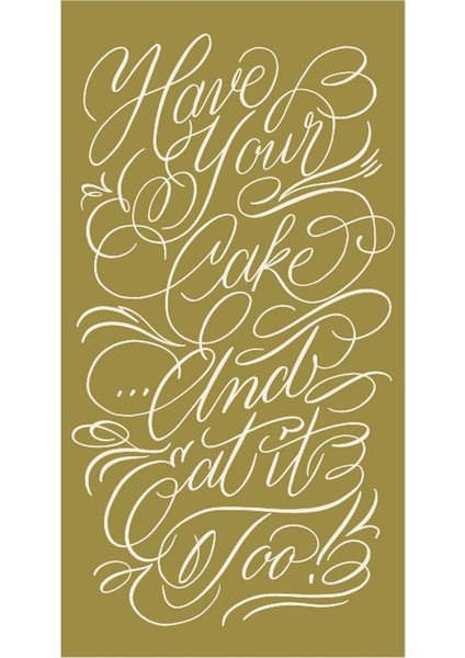 Have Your Cake Guest Napkin Pack Of 16