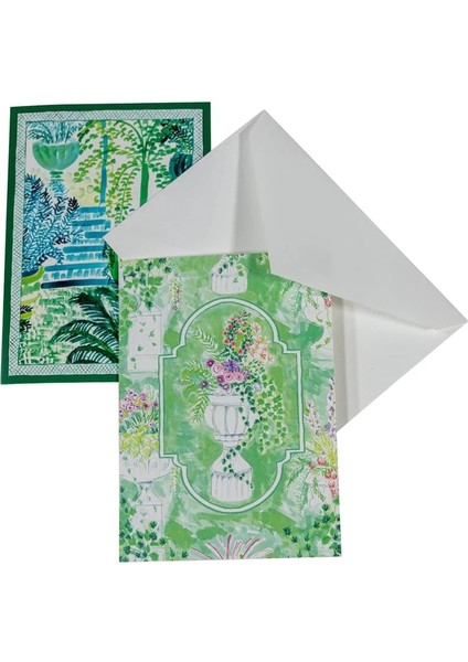 Garden Sketches Assorted Boxed Note Cards 8 Note Cards & 8 Envelopes