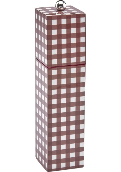 Gingham S&p Grinder Cherry