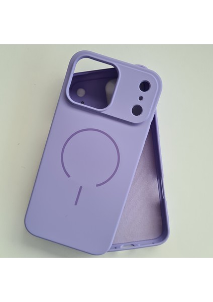 iPhone 17 Pro Magsafe ile Uyumlu Yumuşak Soft Mükemmel Manyetik Esnek Lansman Silikon Kılıf