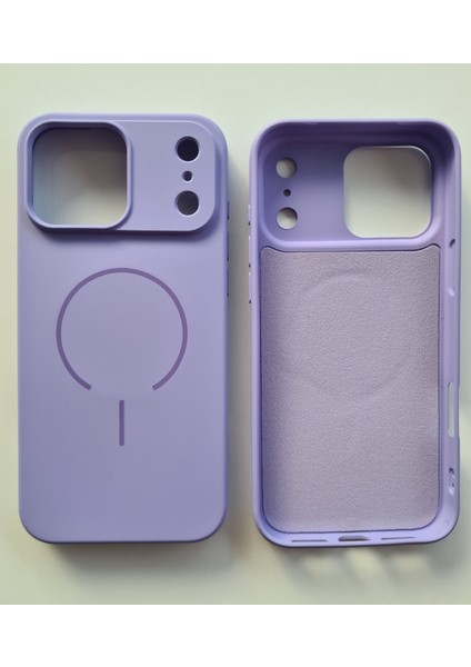 iPhone 17 Pro Magsafe ile Uyumlu Yumuşak Soft Mükemmel Manyetik Esnek Lansman Silikon Kılıf modelleri
