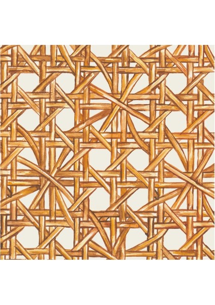 Rattan Weave Cocktail Napkin - Pack Of 20