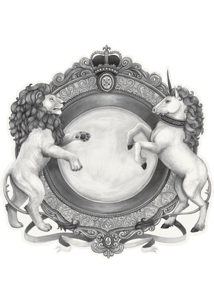 Die Cut H&c Regal Crest Placemat 12 Sheets