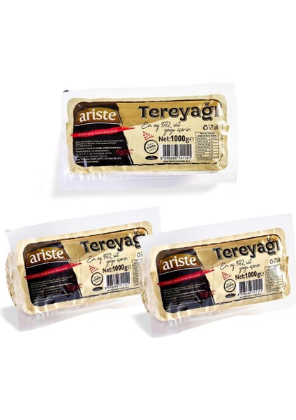 3'lü Rulo Tereyağı 3000 gr (1000gr x 3)