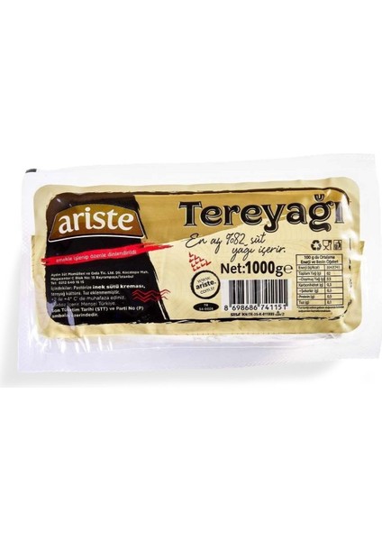 3'lü Rulo Tereyağı 3000 gr (1000gr x 3) fırsatları