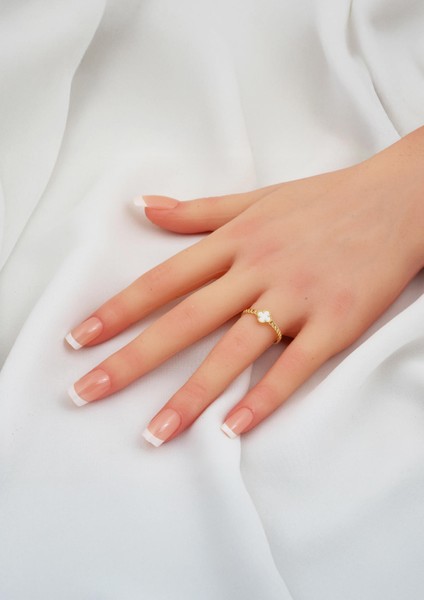 Yonca Sedef Taşlı 14 Ayar Altın Takı Seti fırsatları