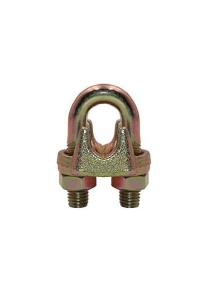 Halat Kelepçesi, 6mm A Tipi, Sarı Galvaniz Kaplama, (6 Adet) fiyatları