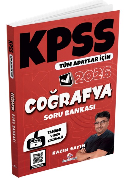 Dizgi Kitap 2026 Kpss Coğrafya Soru Bankası Çözümlü - Kazım Sayın Dizgi Kitap Yayınları