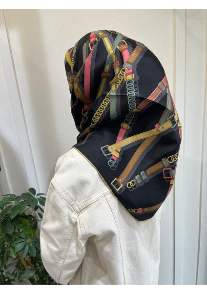 Saf Ipek Eşarp 4200D (T)-01 Siyah modelleri