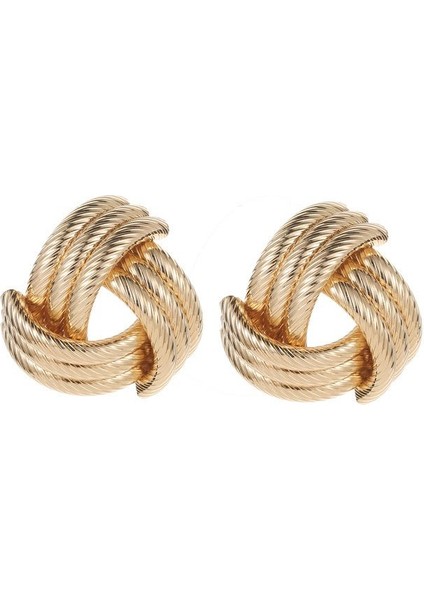 Gold Bijuteri Retro Tarz Kadın Küpe EV19SR