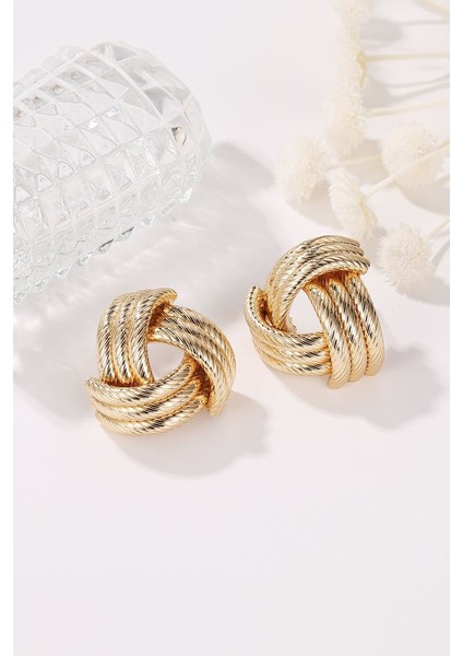 Gold Bijuteri Retro Tarz Kadın Küpe EV19SR fiyatları