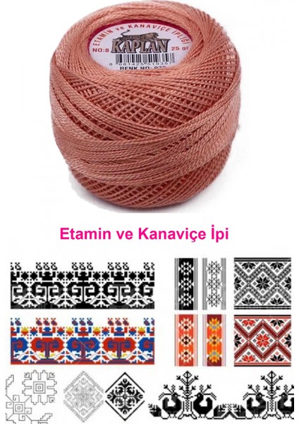 Kaplan Etamin ve Kanaviçe Ipi 8 No Kod/renk: 922 - fiyatları