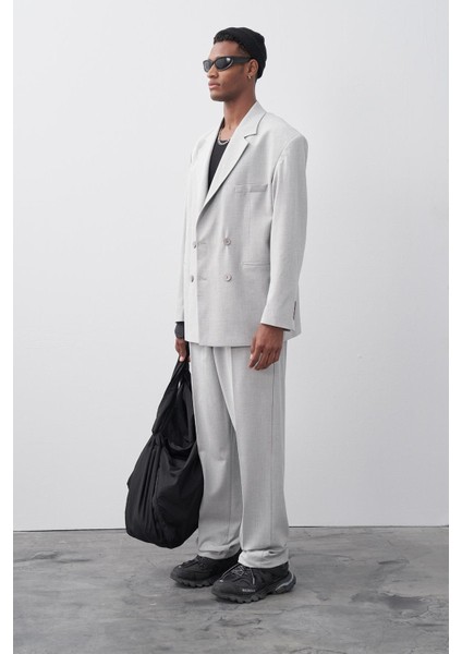 Rahat Kalıp Kruvaze Takım Elbise Gri fiyatları