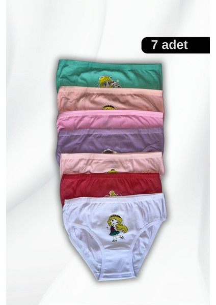 Kız Çocuk Baskılı Likralı Külot