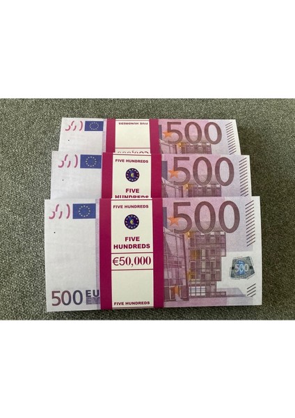 300 Adet 500 Euro Geçersiz Düğün Dizi Film Çekimleri Için Paralar