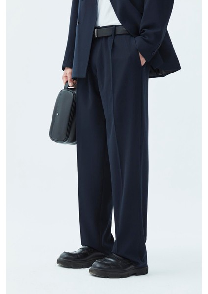 Rahat Kalıp Kruvaze Takım Elbise Lacivert indirimleri