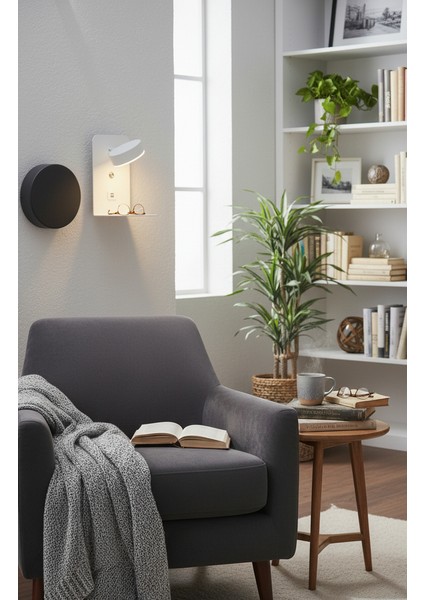 Reading Usb - TYPE C Yatak Başı Led Aplik 24 x 14 cm fırsatları