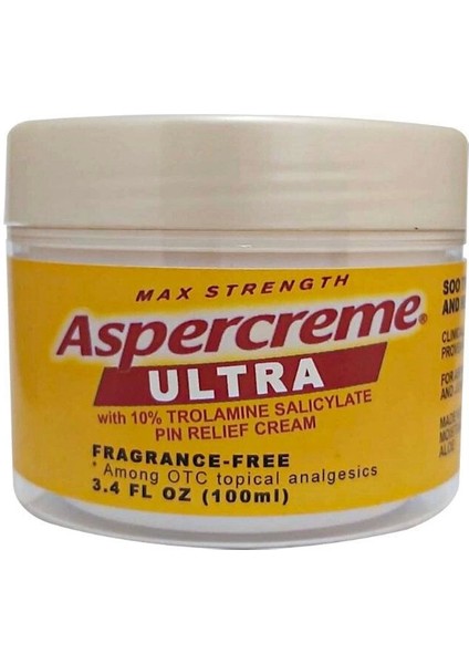 Aspercreme Ultra Masaj Kremi 100 ml fiyatları